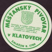 Beer coaster mestansky-pivovar-klatovy-1-small