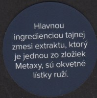 Beer coaster a-metaxa-6-zadek