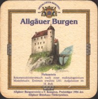Pivní tácek allgauer-brauhaus-102-zadek-small