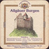 Pivní tácek allgauer-brauhaus-80-zadek-small