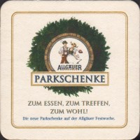 Beer coaster allgauer-brauhaus-97-zadek