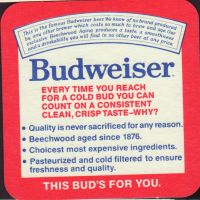 Beer coaster anheuser-busch-317-small