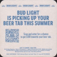 Beer coaster anheuser-busch-486-zadek