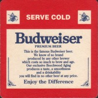 Pivní tácek anheuser-busch-487-zadek