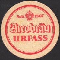 Beer coaster arcobrau-grafliches-brauhaus-79-zadek