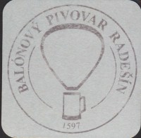 Beer coaster balonovy-pivovar-radesin-10