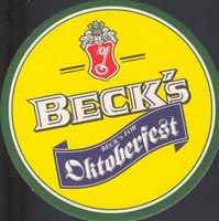 Pivní tácek beck-1