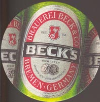 Pivní tácek beck-19-oboje