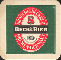 Pivní tácek beck-22