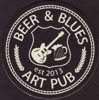 Beer coaster beer-and-blues-art-pub-1-small