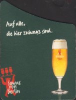 Beer coaster berliner-pilsner-55-zadek