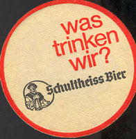 Beer coaster berliner-schultheiss-2-zadek