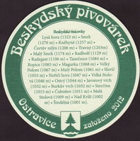 Pivní tácek beskydsky-pivovarek-33-zadek-small