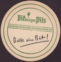 Beer coaster bitburger-138-zadek-small