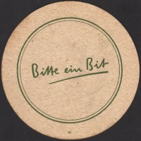 Beer coaster bitburger-180-zadek