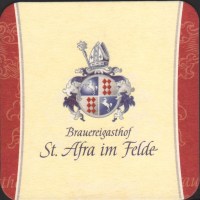 Pivní tácek brauereigasthof-sankt-afra-im-felde-1-small