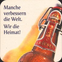 Beer coaster brauhaus-faust-50-zadek