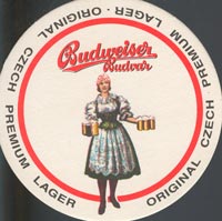 Beer coaster budvar-2-zadek