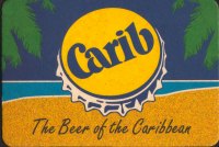 Beer coaster carib-8