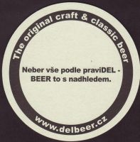 Beer coaster delbeer-1-zadek-small