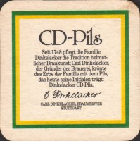 Beer coaster dinkelacker-82-zadek-small