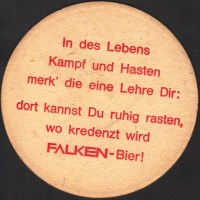 Beer coaster falken-51-zadek