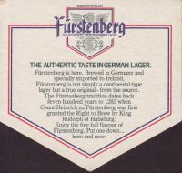 Pivní tácek furstlich-furstenbergische-100-zadek-small