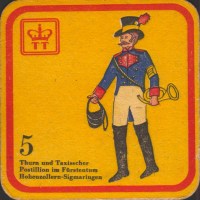 Beer coaster furstliche-brauerei-thurn-und-taxis-66-zadek-small