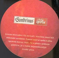 Beer coaster gambrinus-11-zadek
