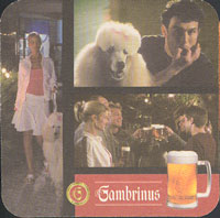 Beer coaster gambrinus-26-zadek