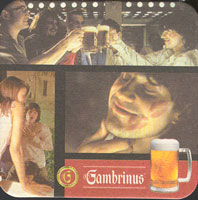 Beer coaster gambrinus-27-zadek