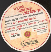 Beer coaster gambrinus-38-zadek