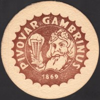 Beer coaster gambrinus-69-oboje-small