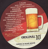 Beer coaster gambrinus-99-zadek-small