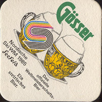 Beer coaster gosser-27-zadek