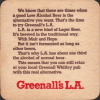 Beer coaster greenall-whitley-64-zadek