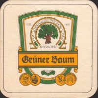 Beer coaster gruner-baum-biberach-1