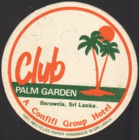 Beer coaster h-palm-garden-1