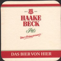 Beer coaster haake-beck-157-zadek-small