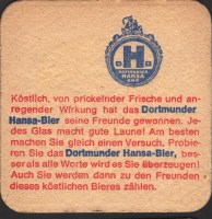 Beer coaster hansa-dortmund-42-zadek