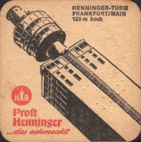 Beer coaster henninger-183-small