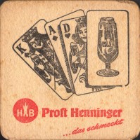 Beer coaster henninger-186-zadek