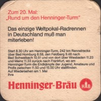 Beer coaster henninger-188