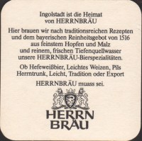 Beer coaster herrnbrau-55-zadek