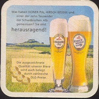 Pivní tácek hirsch-brauerei-honer-1-zadek
