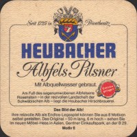 Pivní tácek hirschbrauerei-heubach-l-mayer-22