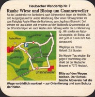 Beer coaster hirschbrauerei-heubach-l-mayer-37-zadek