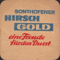 Beer coaster hoss-der-hirschbrau-78-zadek