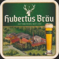 Pivní tácek hubertus-brau-96-zadek-small