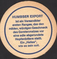 Beer coaster humbser-50-zadek-small